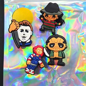 Horror Movie Shoe charms 4ct